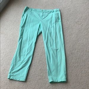 Mint green pants